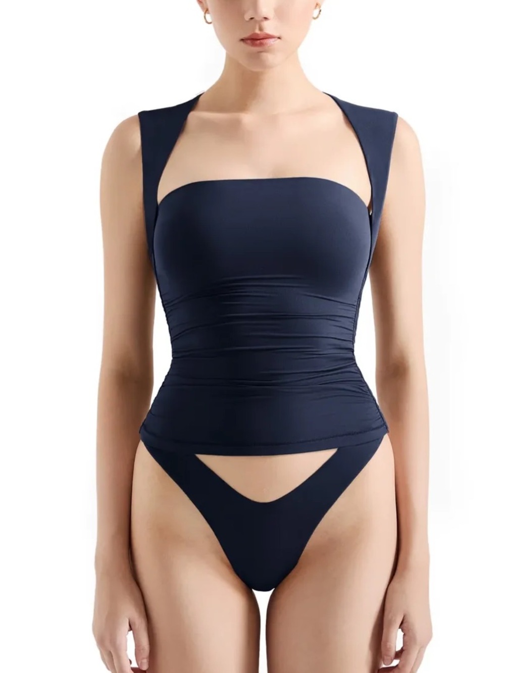 Suuksess Double Lined Square Neck Tank Top M